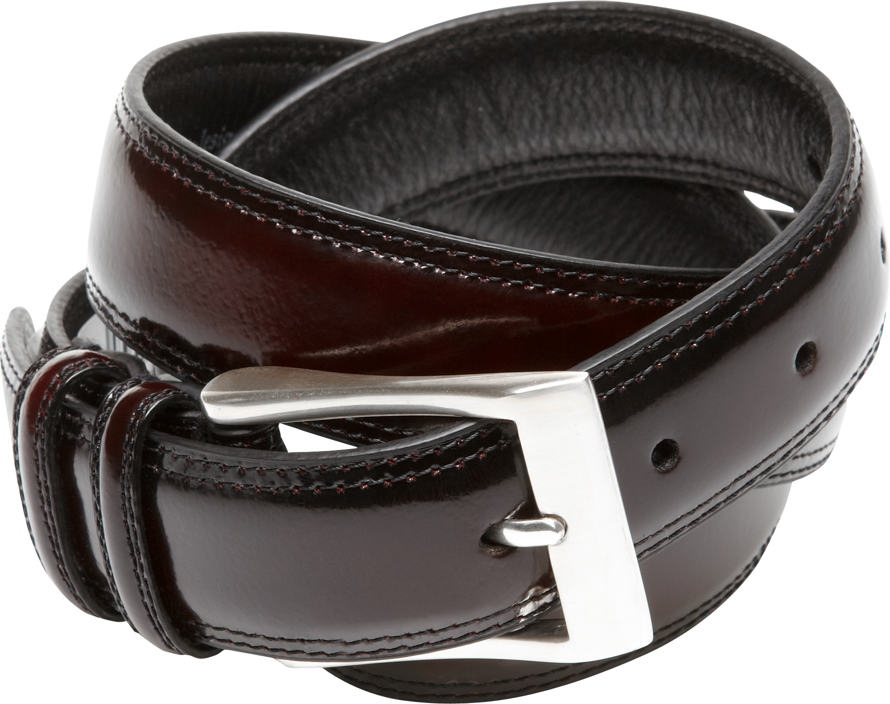 mens maroon leather belts