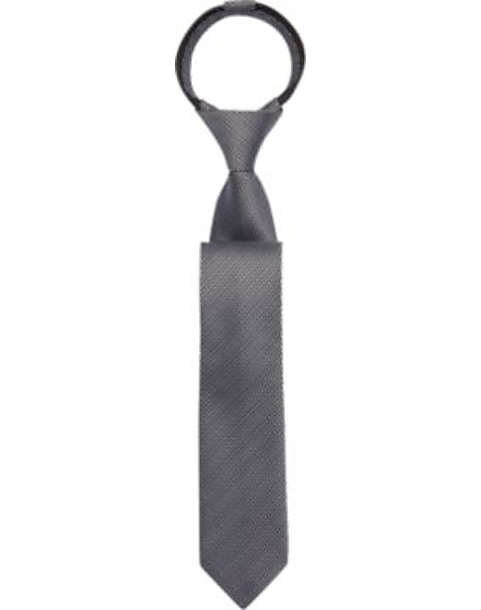 Joseph Abboud Boys Black 14-Inch Zippered Tie - Men&#39;s Sale | Men&#39;s Wearhouse