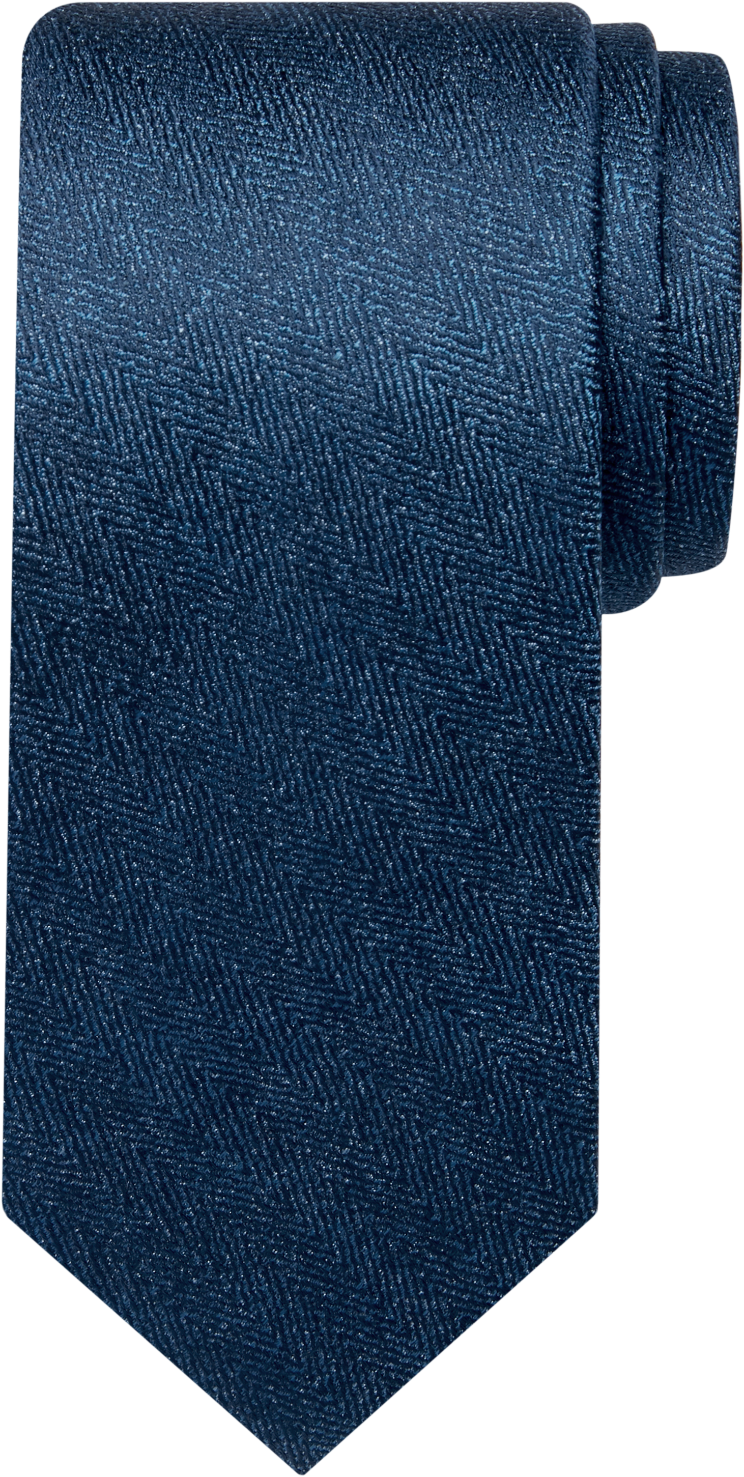 Joseph Abboud Indigo Blue Textured Narrow Tie, Blue - Men's HDN | Men's ...