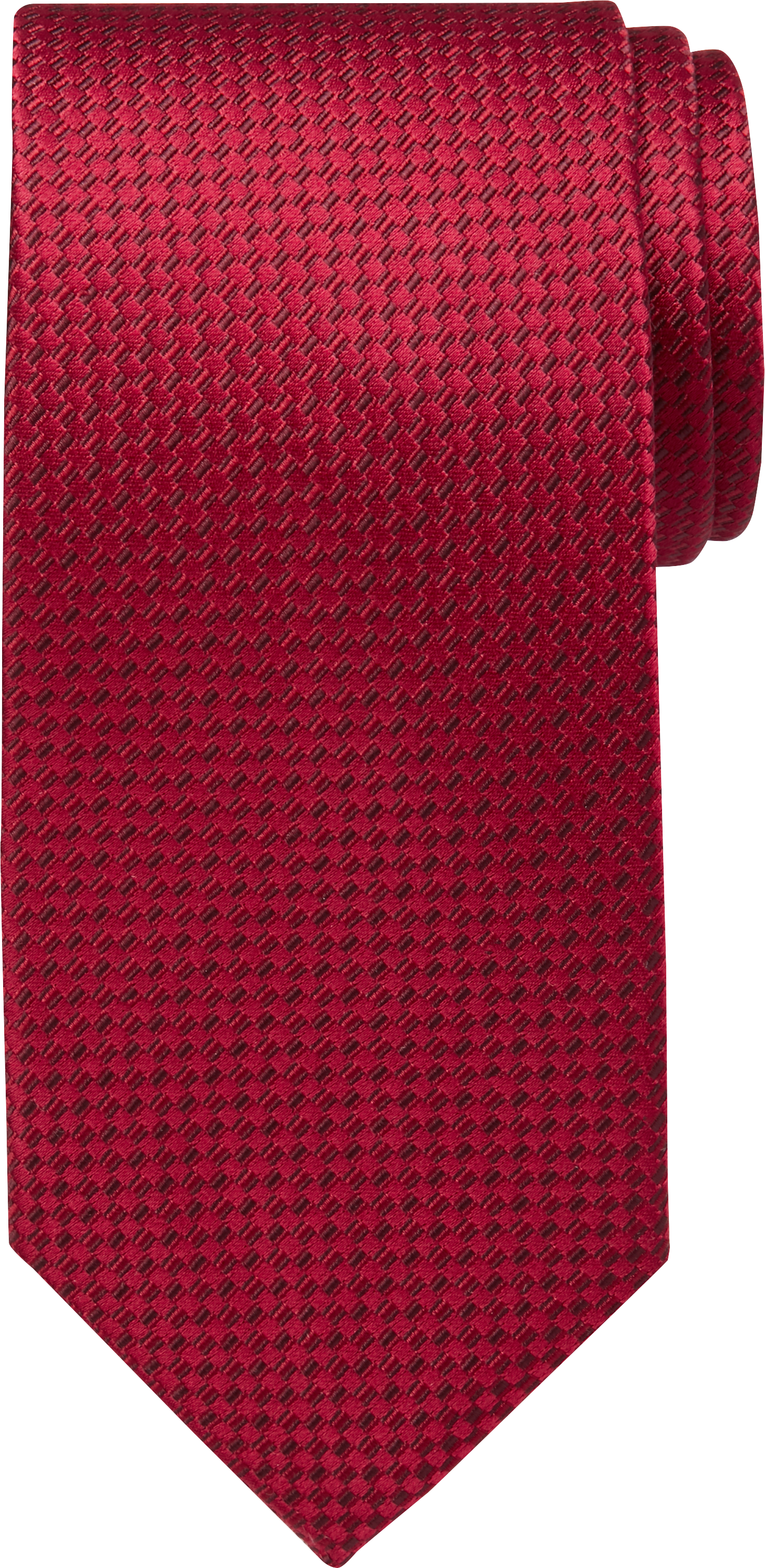 Pronto Uomo Red Patterned Narrow Tie - Men's Brands | Men's Wearhouse