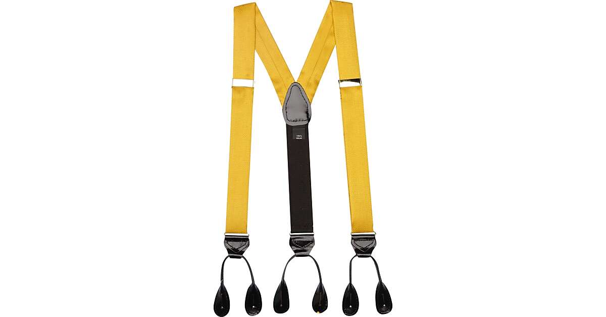 Dobby Gold Silk Suspenders Men's Sale Men's Wearhouse