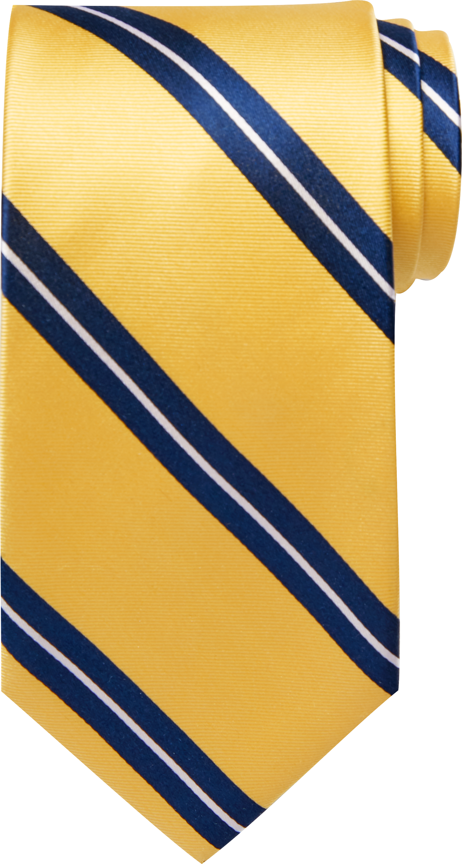 Tommy Hilfiger Yellow Navy Stripe Narrow Tie Men S Accessories Men S Wearhouse