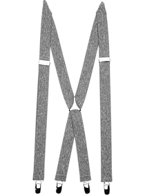 Egara Gray Clip Suspenders