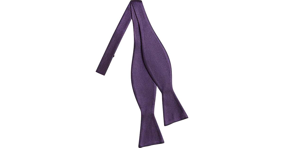 Esquire Woven Purple Bow Tie - Men's | Men's Wearhouse