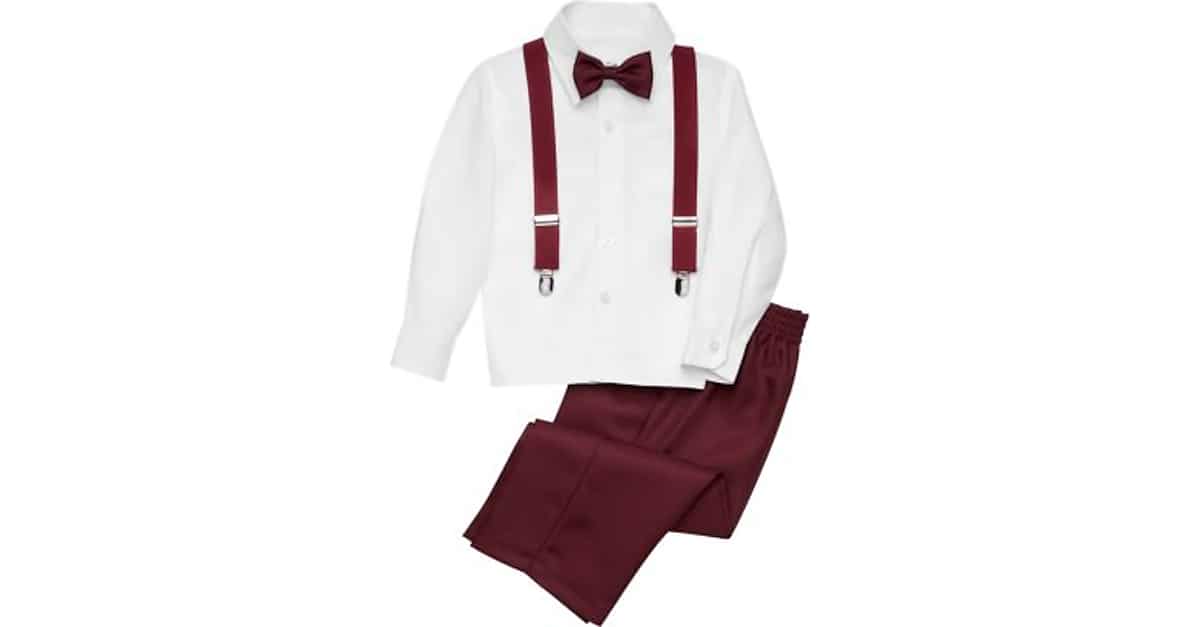 1-7Y Baby Kids Boys Bow Shirt+Jeans Toddler Outfits Gentleman Suits Clothes Sets