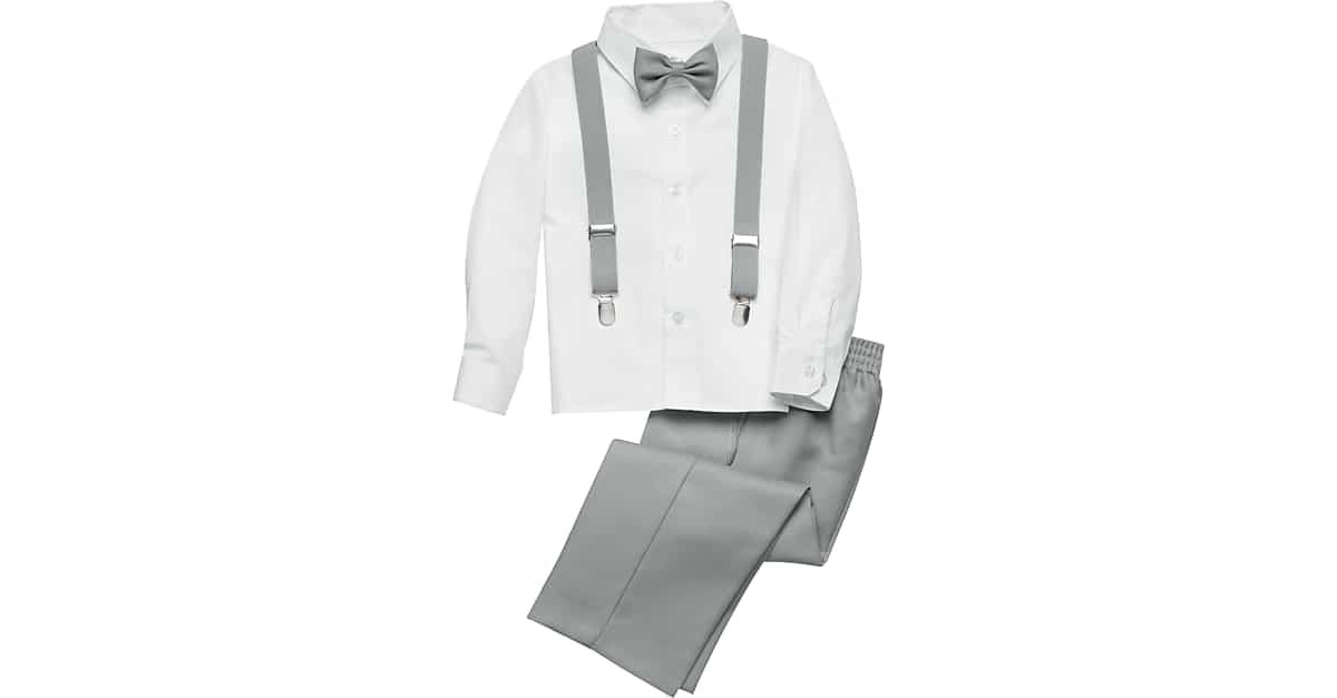 Peanut Butter Collection Toddler Boys Gray Tuxedo Men's Suits Men's