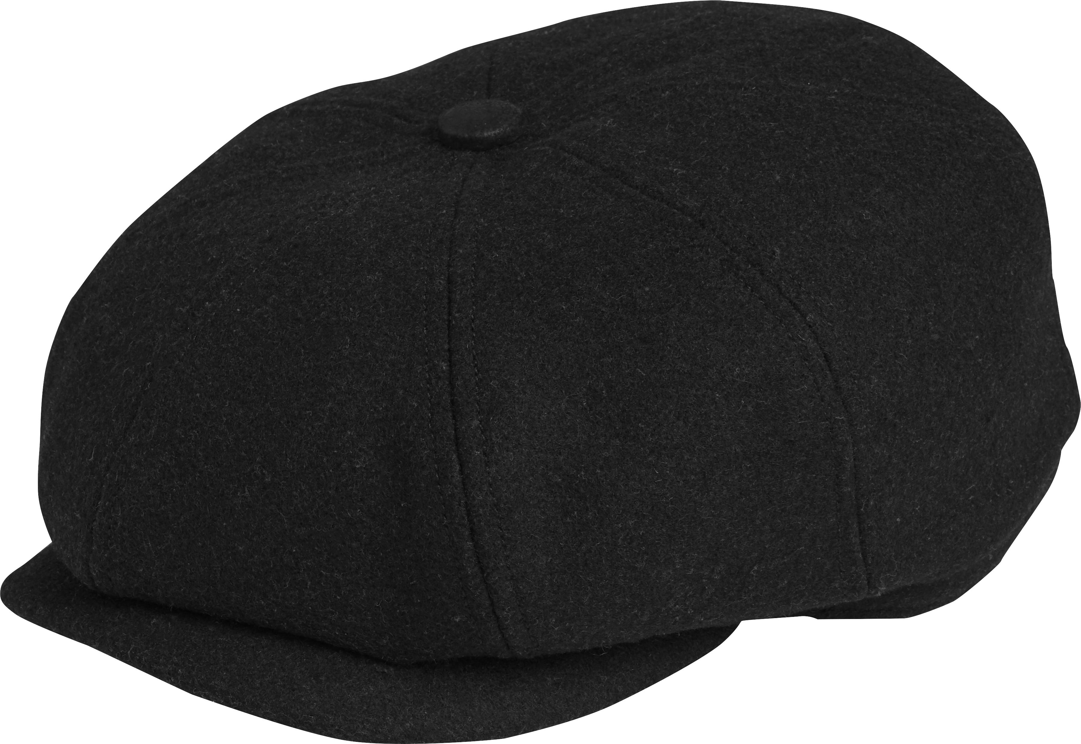 mens black wool cap