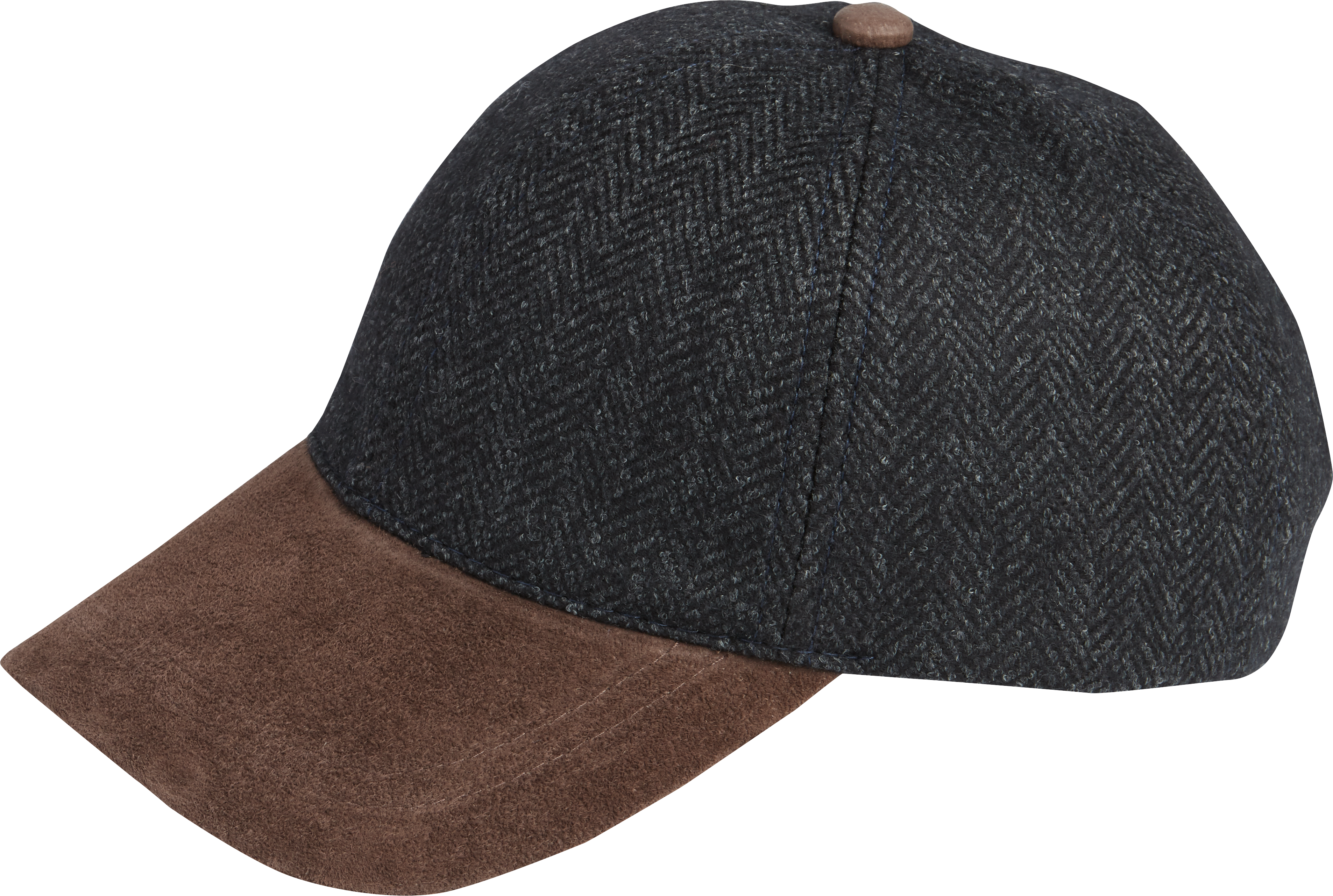 suede ball cap