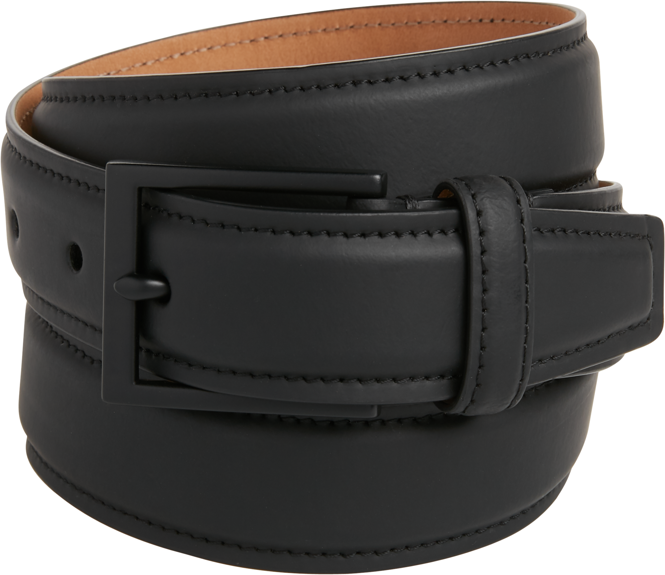 mens black dress belt