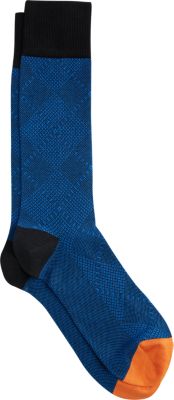 Happy Socks Blue Argyle Dress Socks 1 Pair Men S Accessories Men S Wearhouse