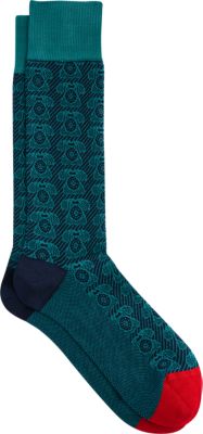 Happy Socks Green Telephone Socks 1 Pair Men S Accessories Men S Wearhouse