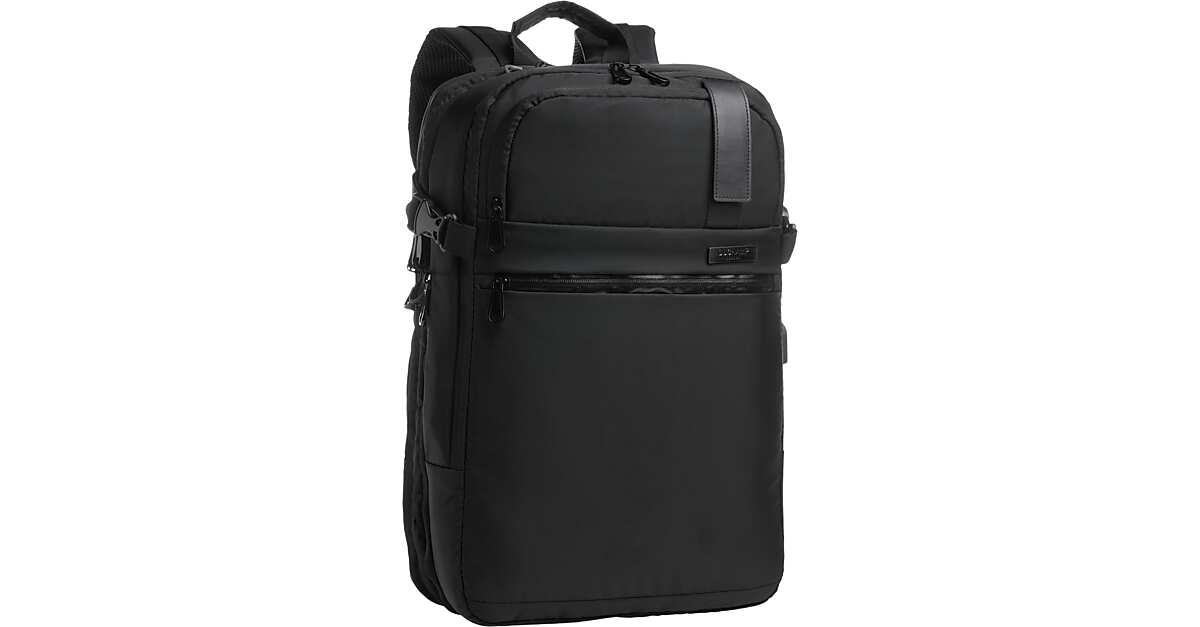 Duchamp Black Expandable Backpack Suitcase Men's Men's Wearhouse