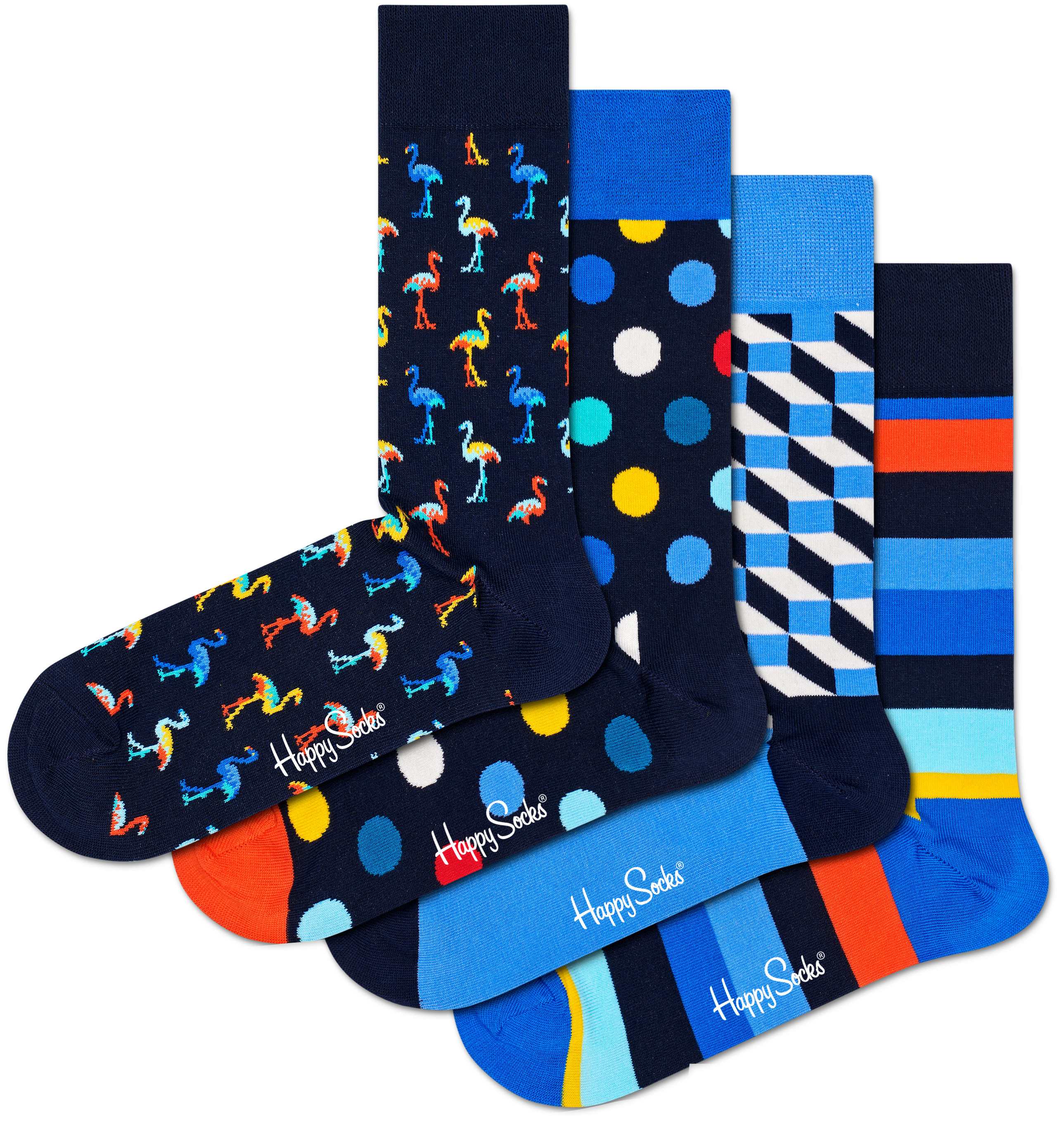 Happy Socks Navy Gift Box Men S Accessories Men S Wearhouse