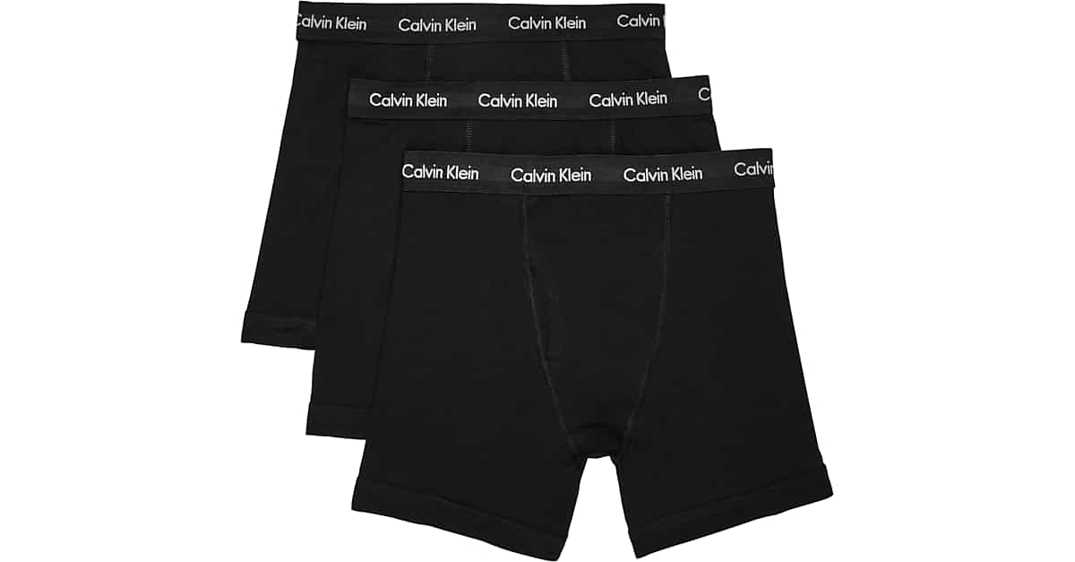 logica Vrijgekomen Beweegt niet Calvin Klein Boxer Briefs, 3-Pack, Assorted - Men's Accessories | Men's  Wearhouse
