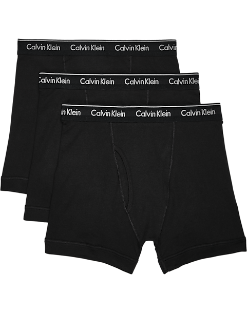 Calvin Klein Boxer Briefs 3-Pack, Black - Men's Sale | Men's Wearhouse