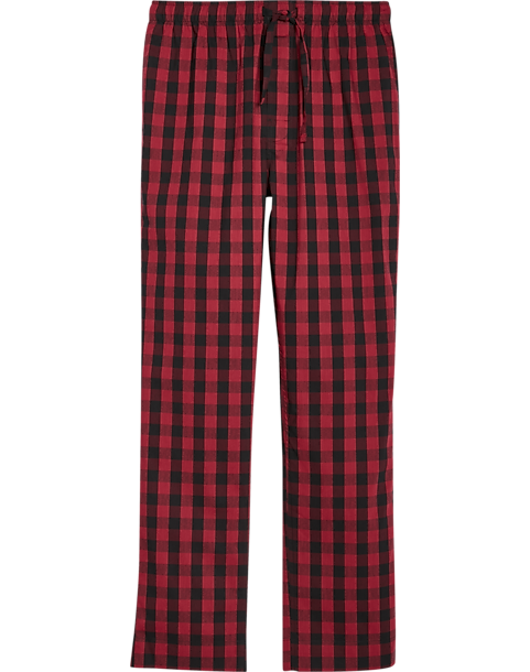 Michael Strahan Pajama Pants, Red Buffalo Plaid - Men's Big & Tall ...