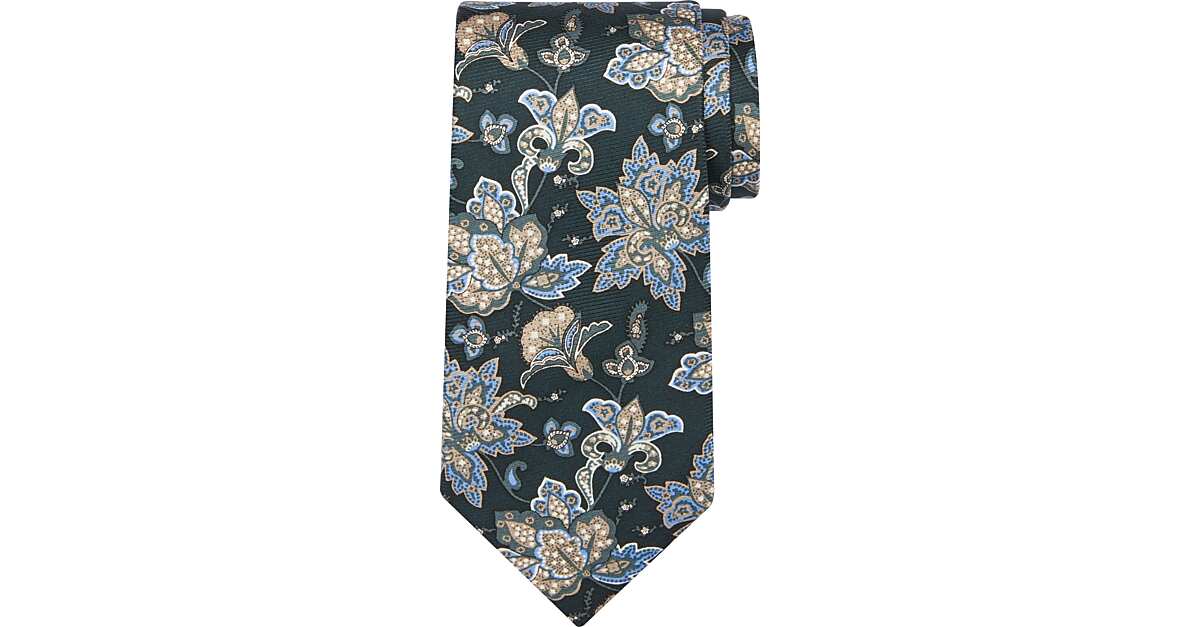 Green Ties Men's Wearhouse