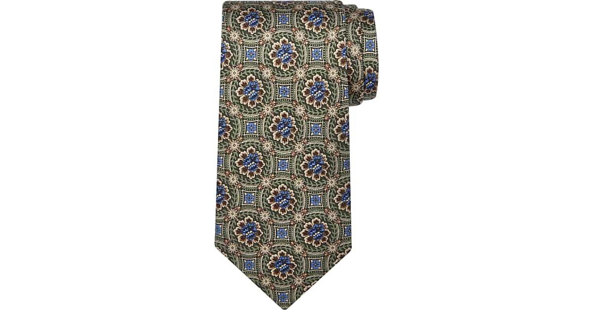 Green Ties Men's Wearhouse