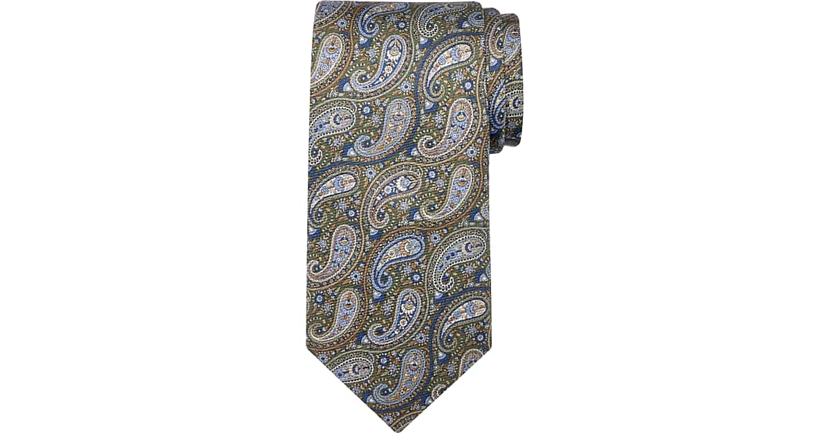 Green Ties Men's Wearhouse