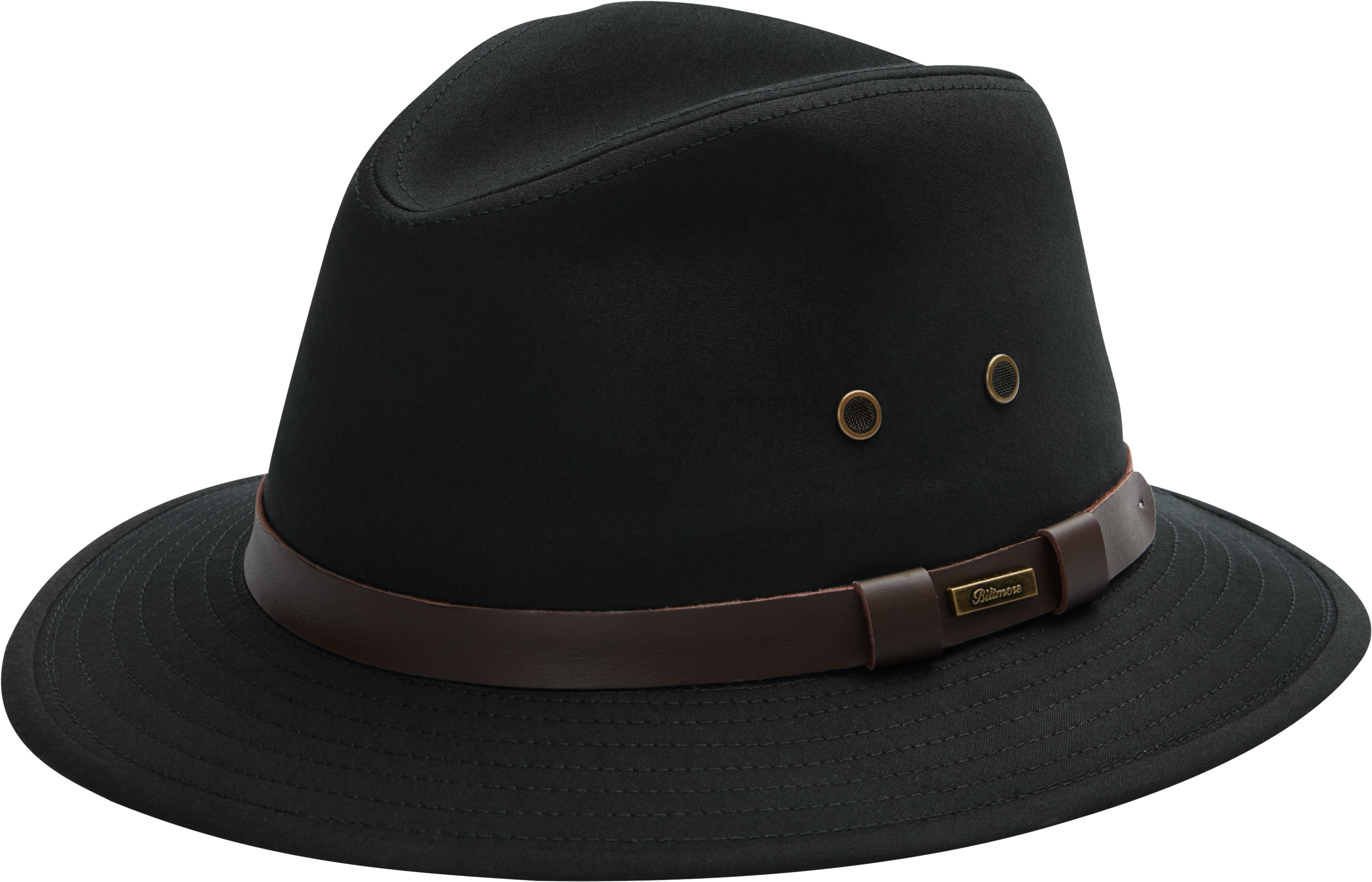 Biltmore Rain Safari Hat, Black - Men's Accessories | Men's Wearhouse