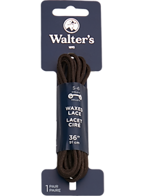 Walter's 36-Inch Wax Dress Laces, Brown