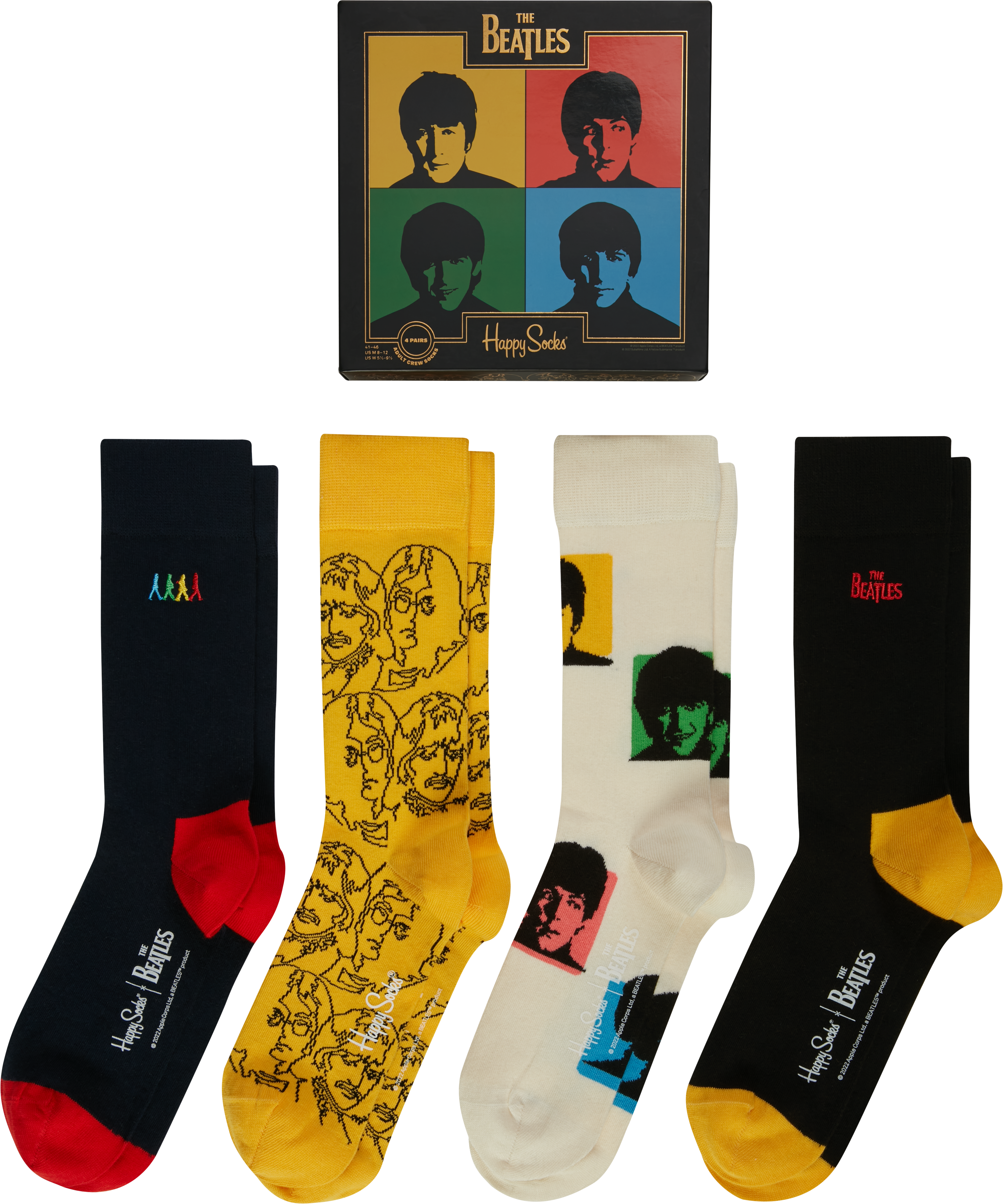 Happy Socks The Beatles Socks 3 Pack, All Sale