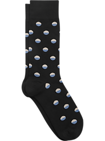 Mens 3 For $30 Socks, Clothing - Egara Socks, Black Dot - Men's Wearhouse