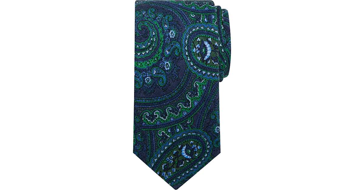 Green Ties Men's Wearhouse