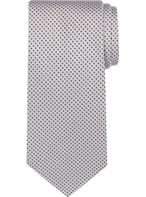 Calvin Klein Narrow Tie, Gray Pin Dot