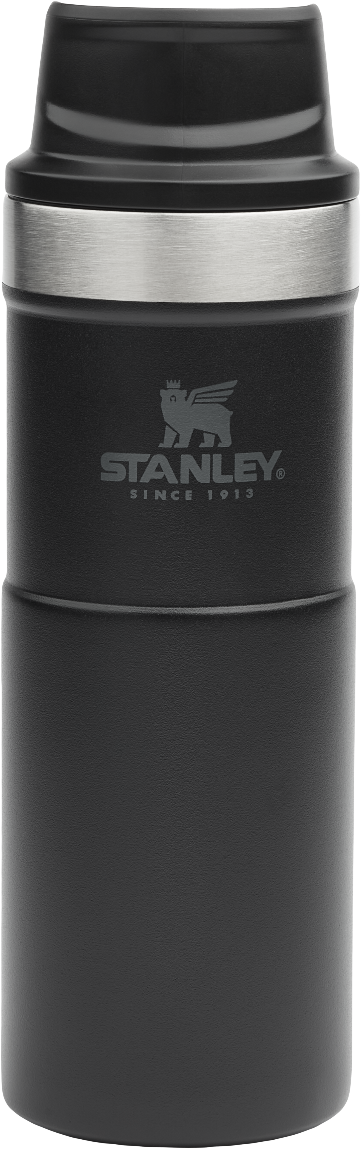 Stanley Classic 16oz Trigger-Action Travel Mug, White 