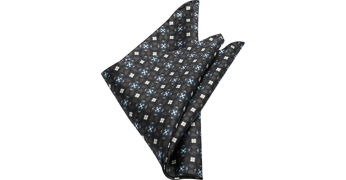 Pronto Uomo Men's Pocket Square Taupe - Size: One Size - Only Available at Men’s Wearhouse