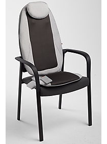 Sharper Image Shiatsu Massager Seat Topper with 4-Nodes