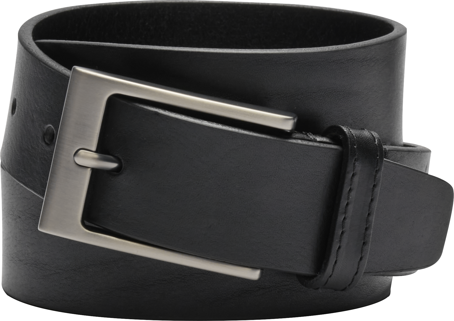 Joseph Abboud Leather Belt, Black - Men's Accessories | Men's Wearhouse