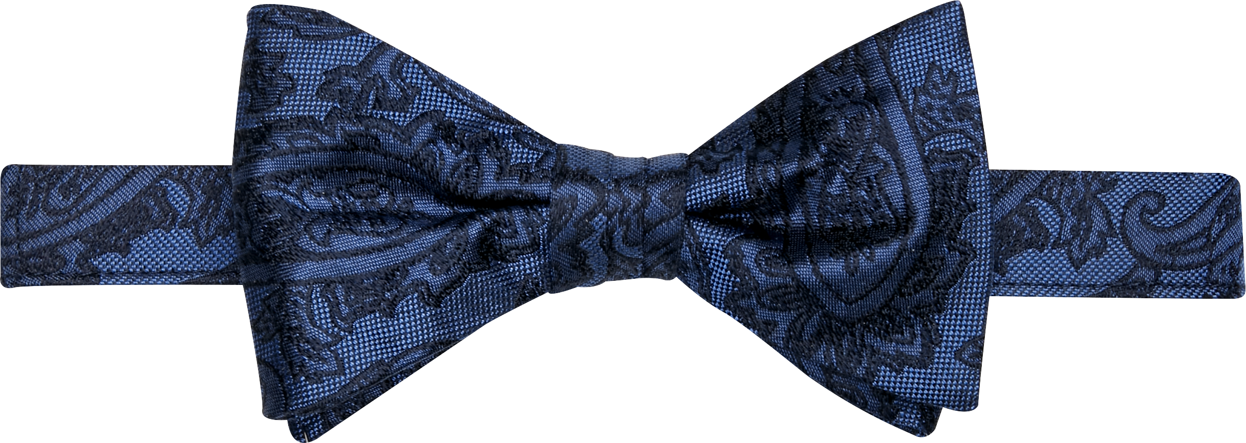 Pronto Uomo Pre-Tied Bow Tie, Blue Paisley - Men's Accessories | Men's ...