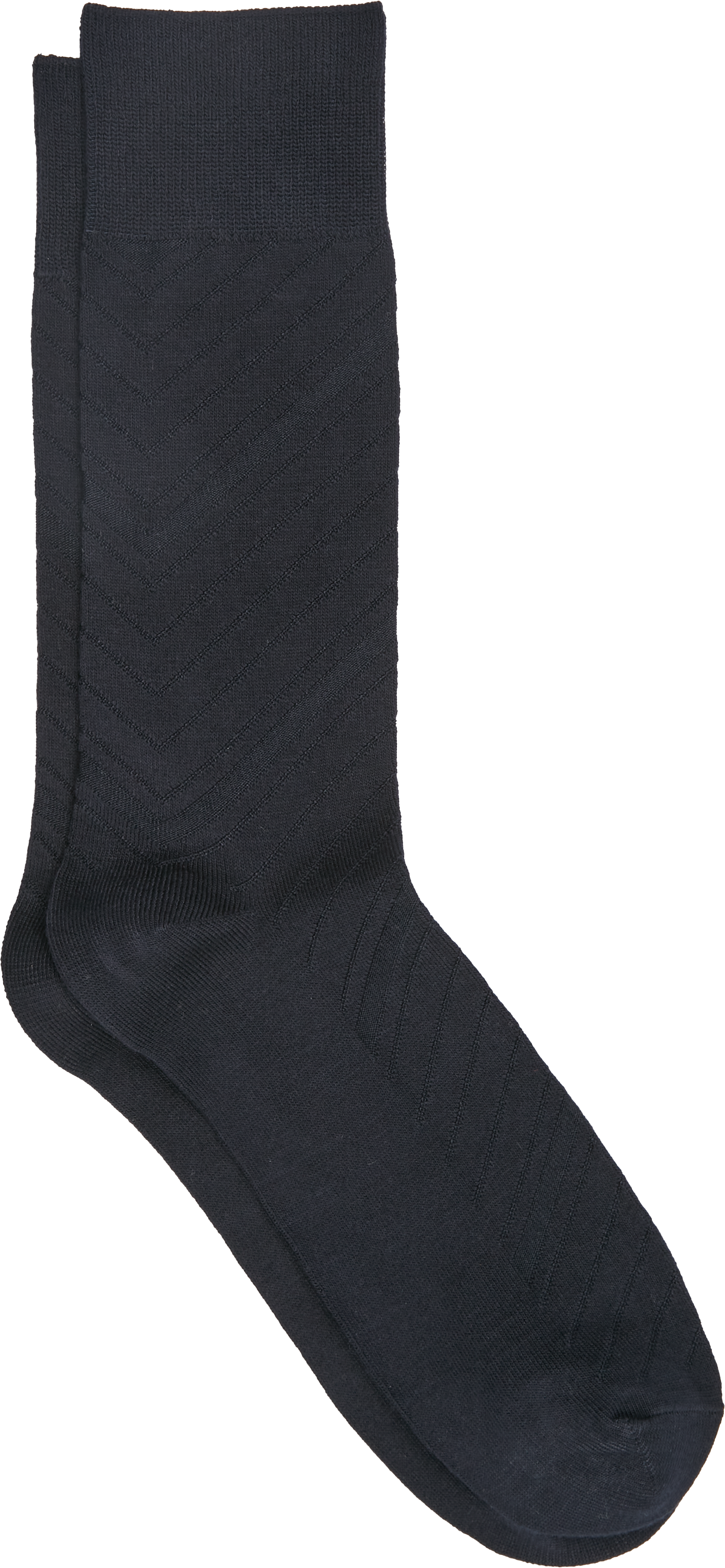 Pronto Uomo Socks, Blue Chevron - Men's Accessories | Men's Wearhouse