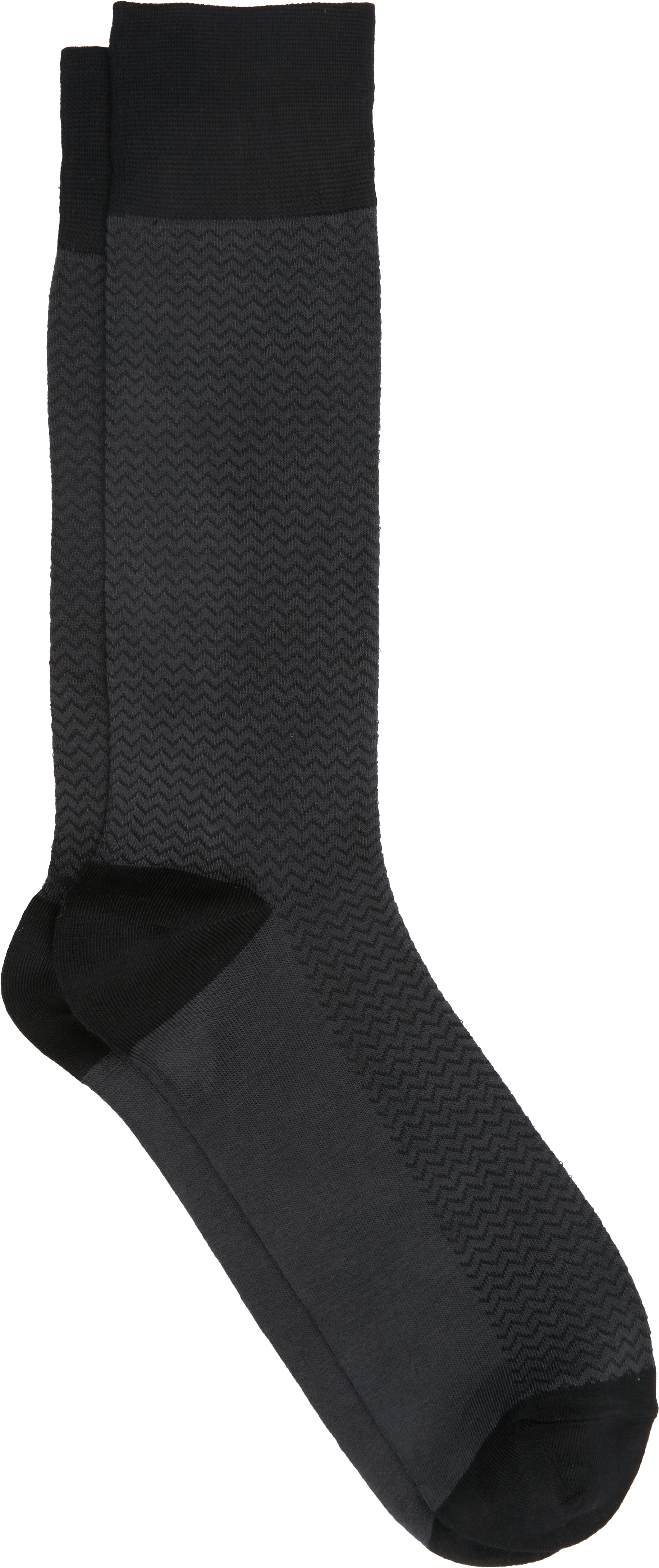 Pronto Uomo Socks, Black Tonal Chevron - Men's Accessories | Men's ...