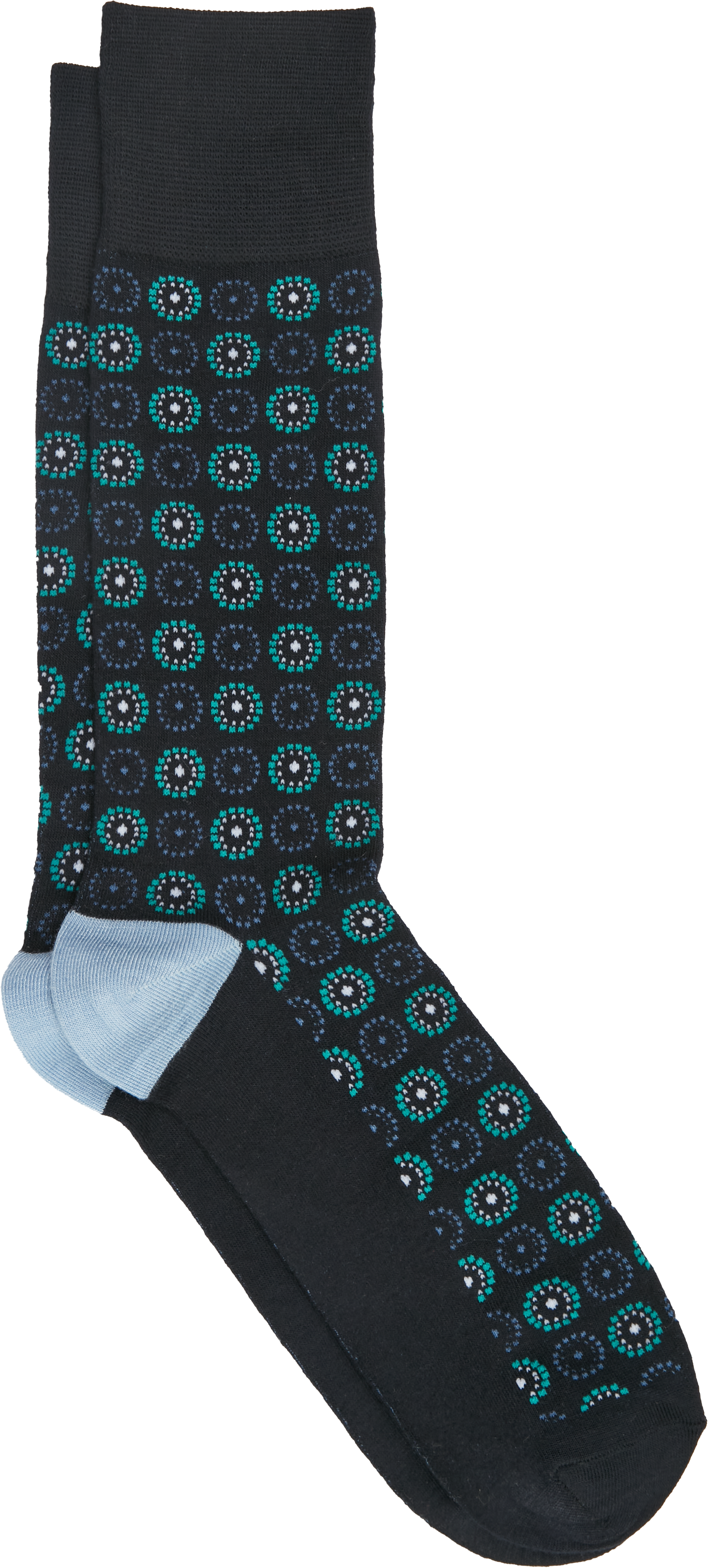 Pronto Uomo Socks, Blue Micro Dot Medallion - Men's Accessories | Men's ...