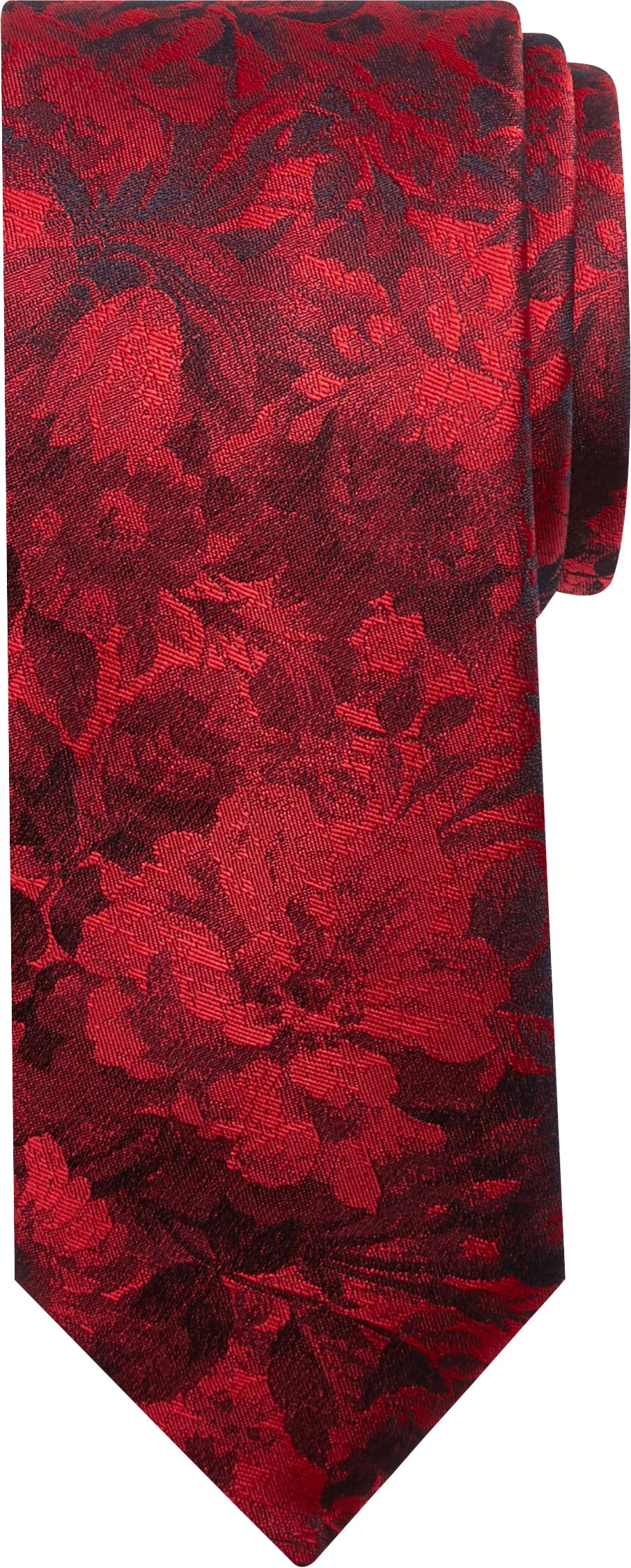 Egara Narrow Tie, Red Floral - Men's Accessories | Men's Wearhouse