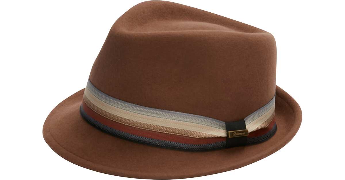 Biltmore Fedora, Brown - Men's Accessories | Men's Wearhouse