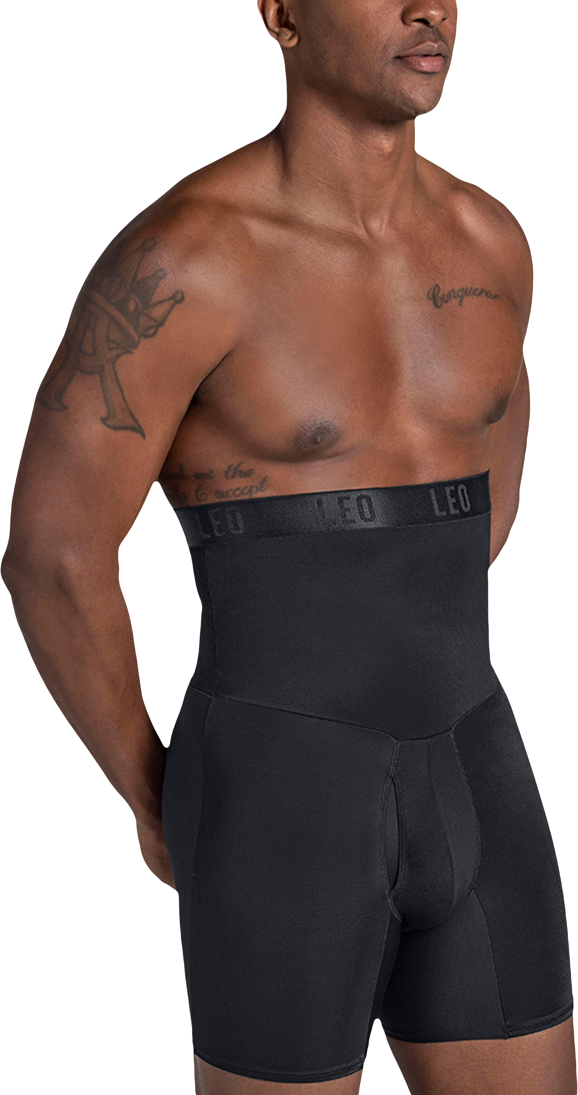 Leonisa Women's Firm Compression BoyShorts Body Shaper with Butt Lifter
