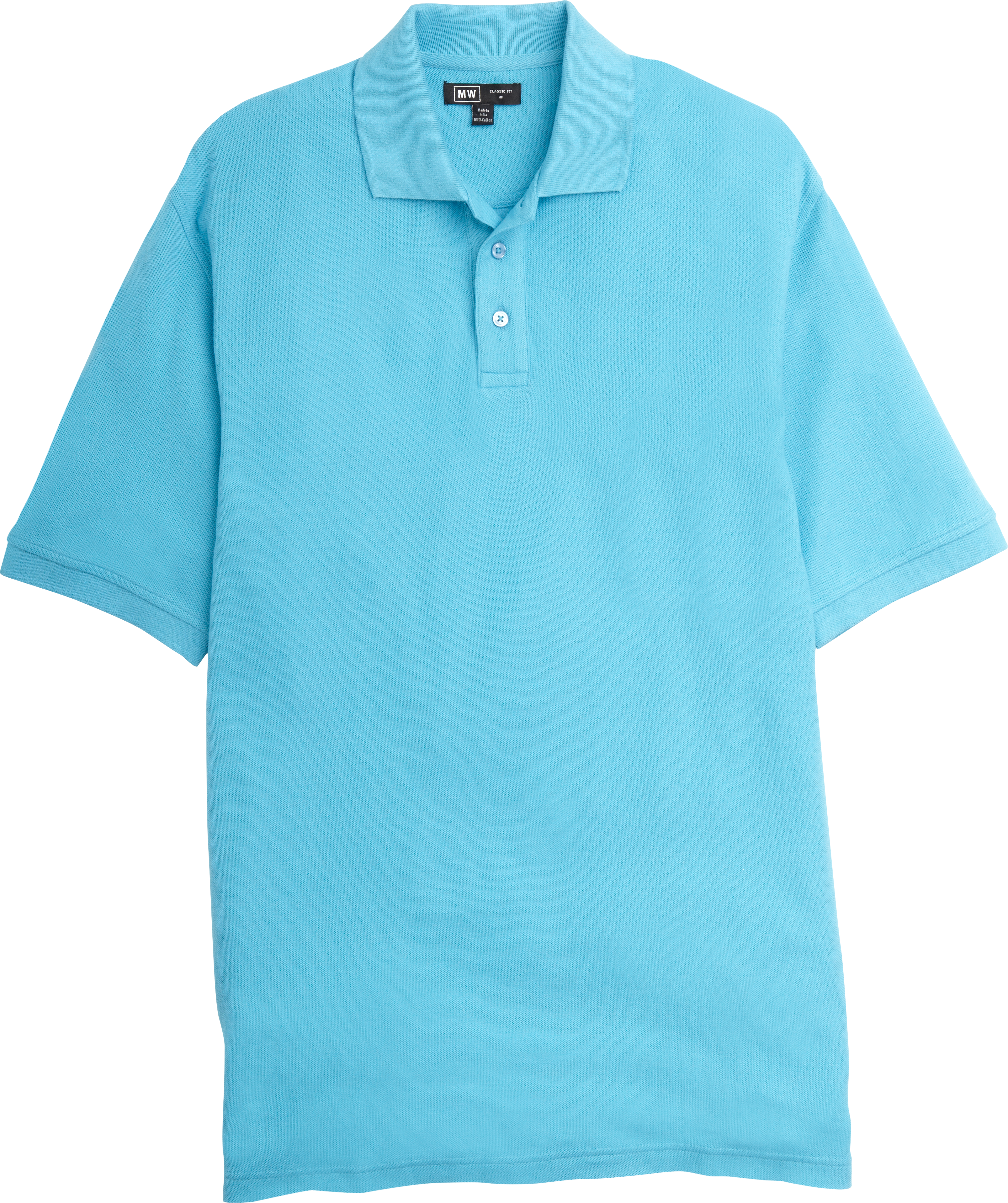 Men&#39;s Wearhouse Aqua Polo Shirt (Outlet) - Men&#39;s Sale | Men&#39;s Wearhouse