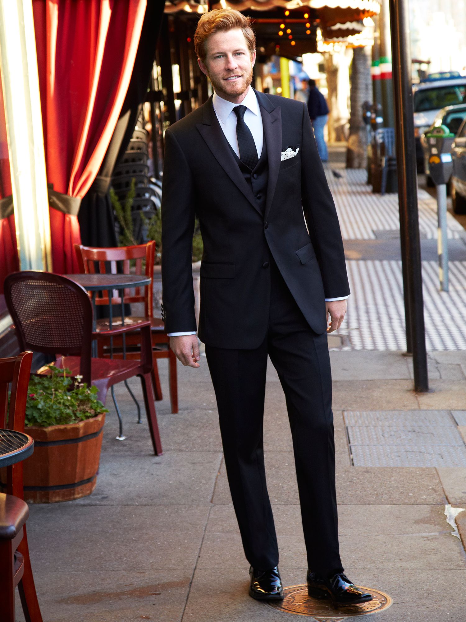 black tie look