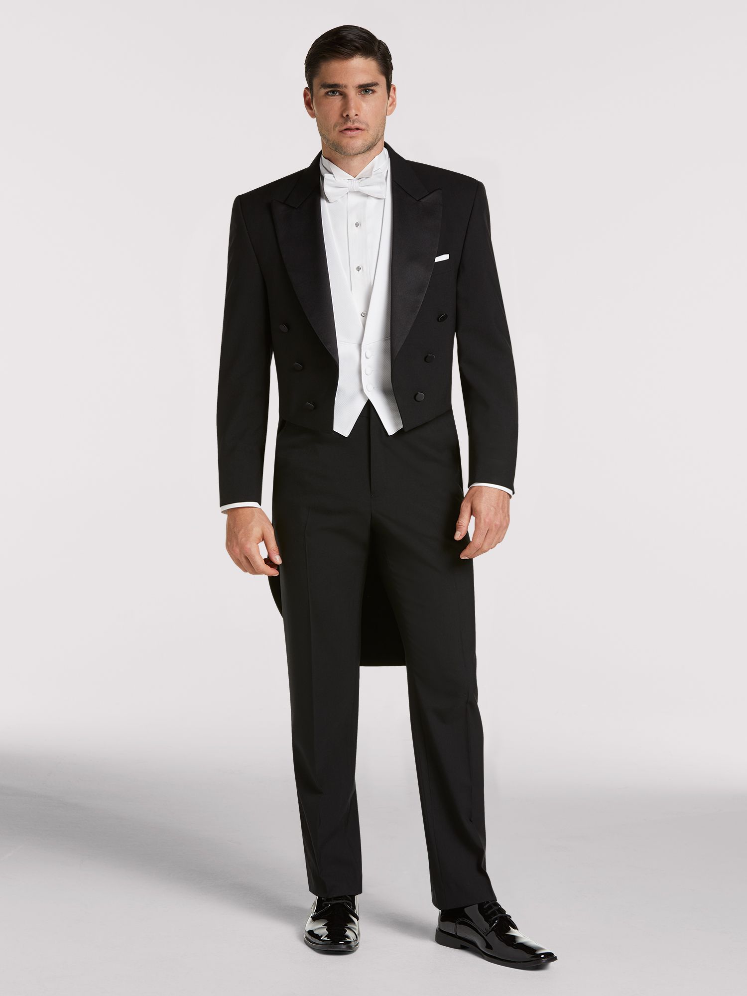formal black suit
