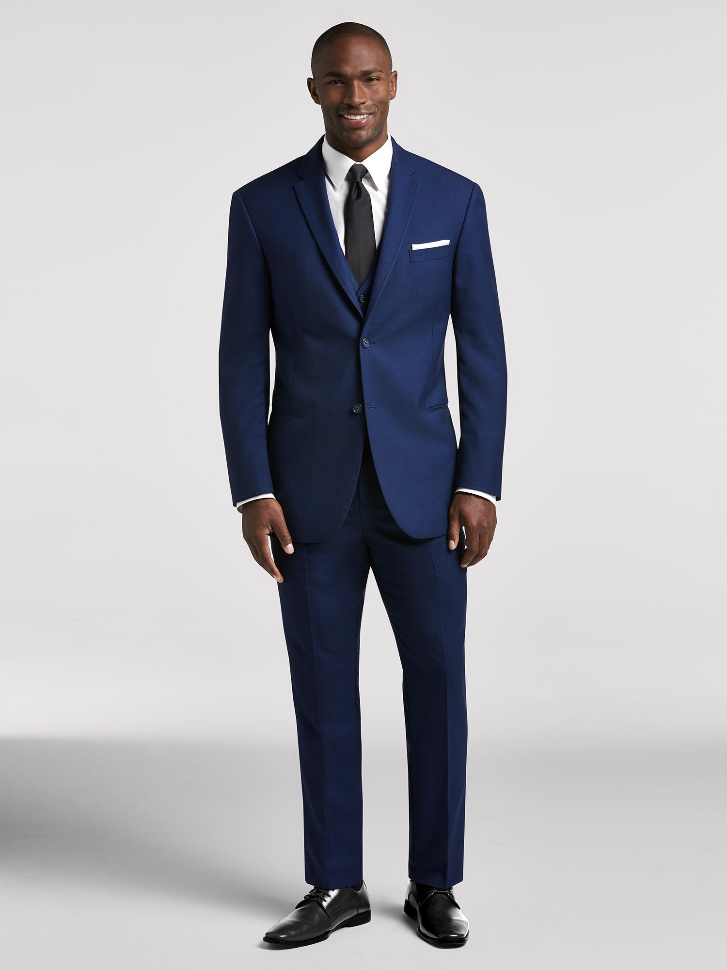 navy blue full suit