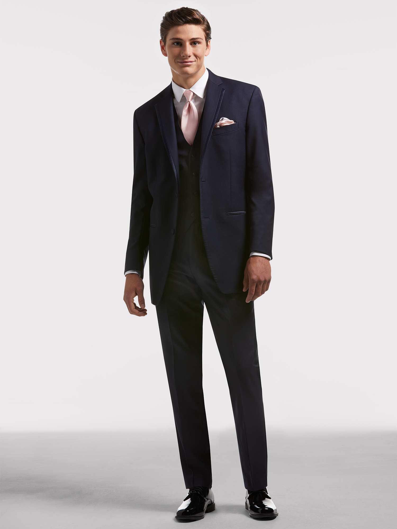 navy blue tuxedo pants