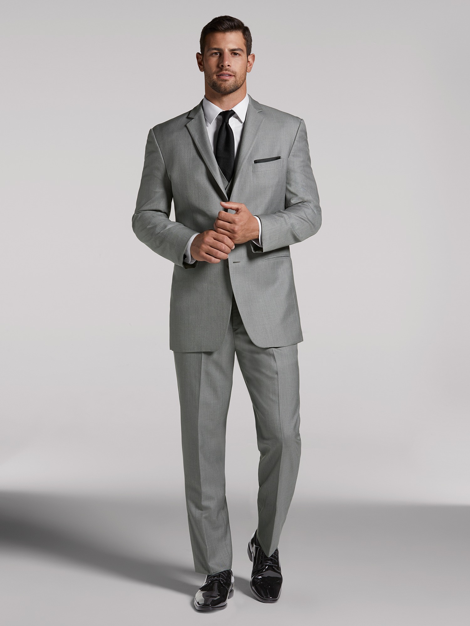 Vintage Men's Gray Suit by Pronto Uomo Suit Rental Men's Wearhouse