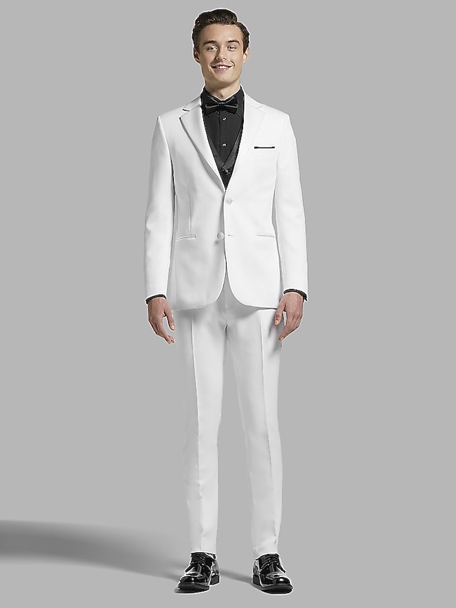 Pronto Uomo White Notch Suit