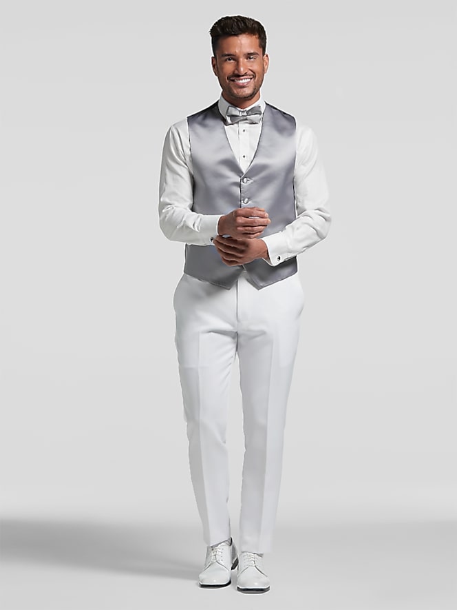 Pronto Uomo White Notch Suit