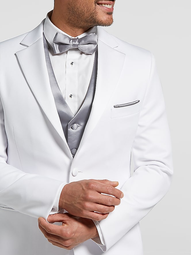 Pronto Uomo White Notch Suit