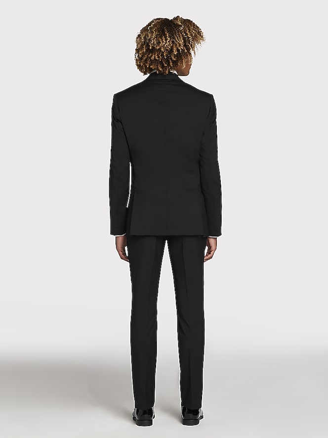 Kenneth Cole Performance Wool Black Suit